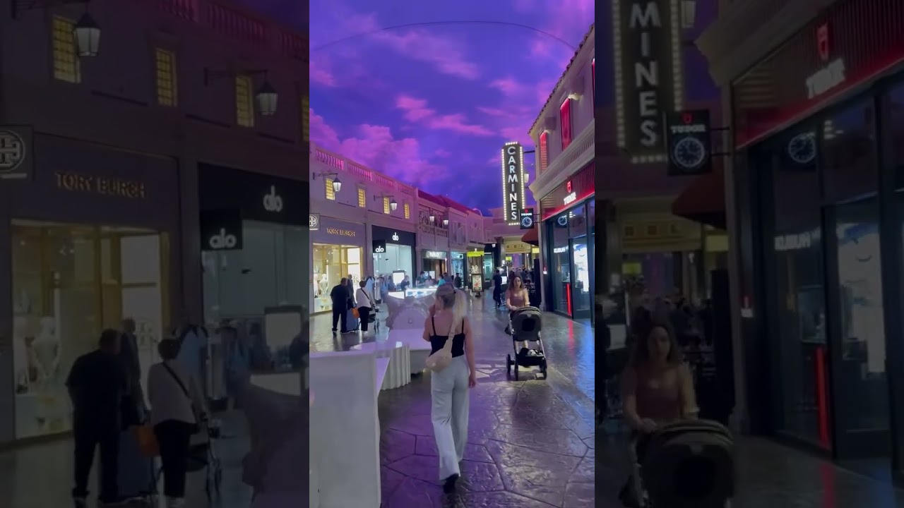 POV: Luxury Shopping in #LasVegas 🤩🛍️ Gorgeous hues & views!