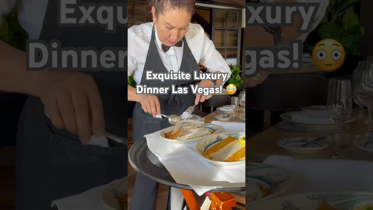 Mind-Blowing Tableside Fish Deboning in Vegas! 🐟🔪 Satisfying ASMR