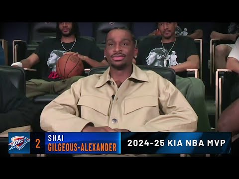 Shai Gilgeous-Alexander's Kia MVP Presentation On TNT! 🏆