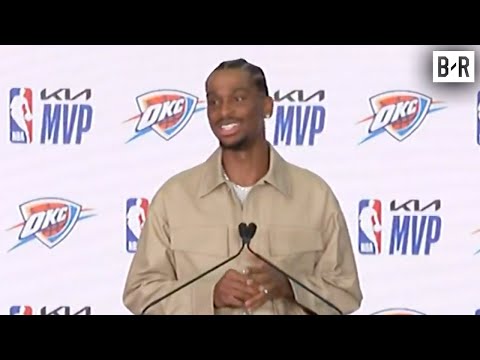 Shai Gilgeous-Alexander MVP Speech & Full Press Conference