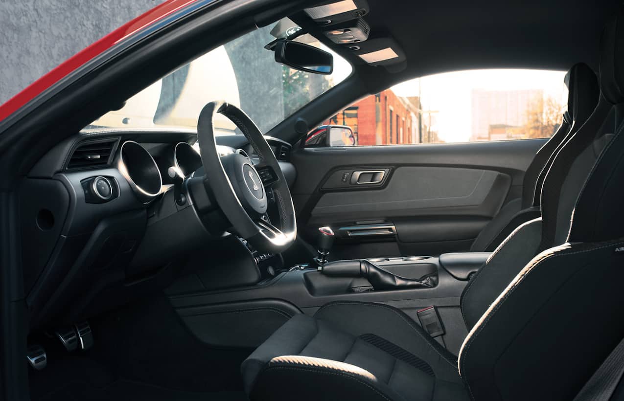 Interior of 2020 Ford Mustang Shelby GT350