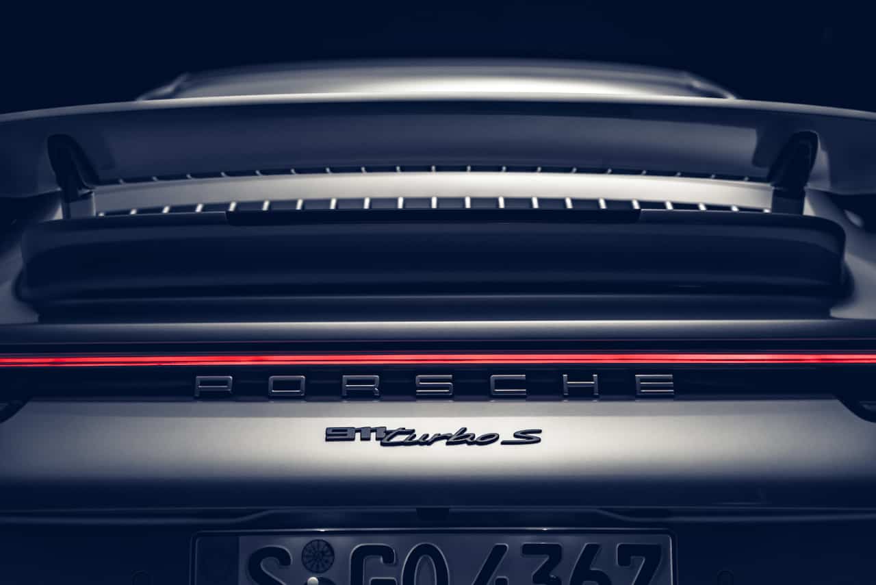 2020 Porsche 911 Turbo backview