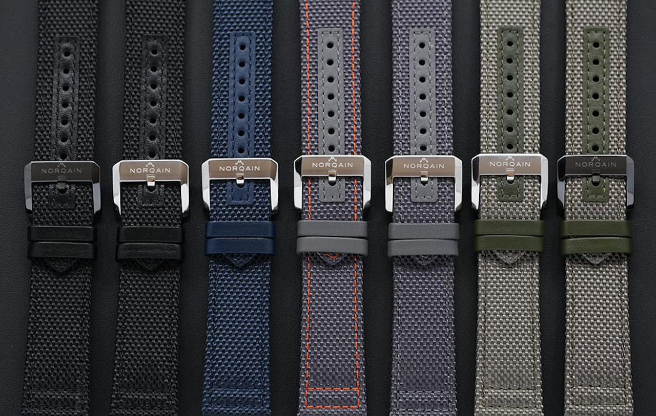 Image of straps for Norqain luxury watches