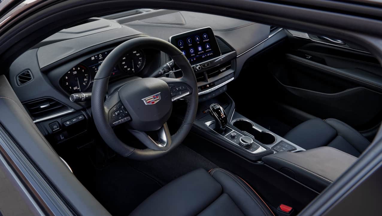 Driver's cockpit image of the 2020 Cadillac CT4