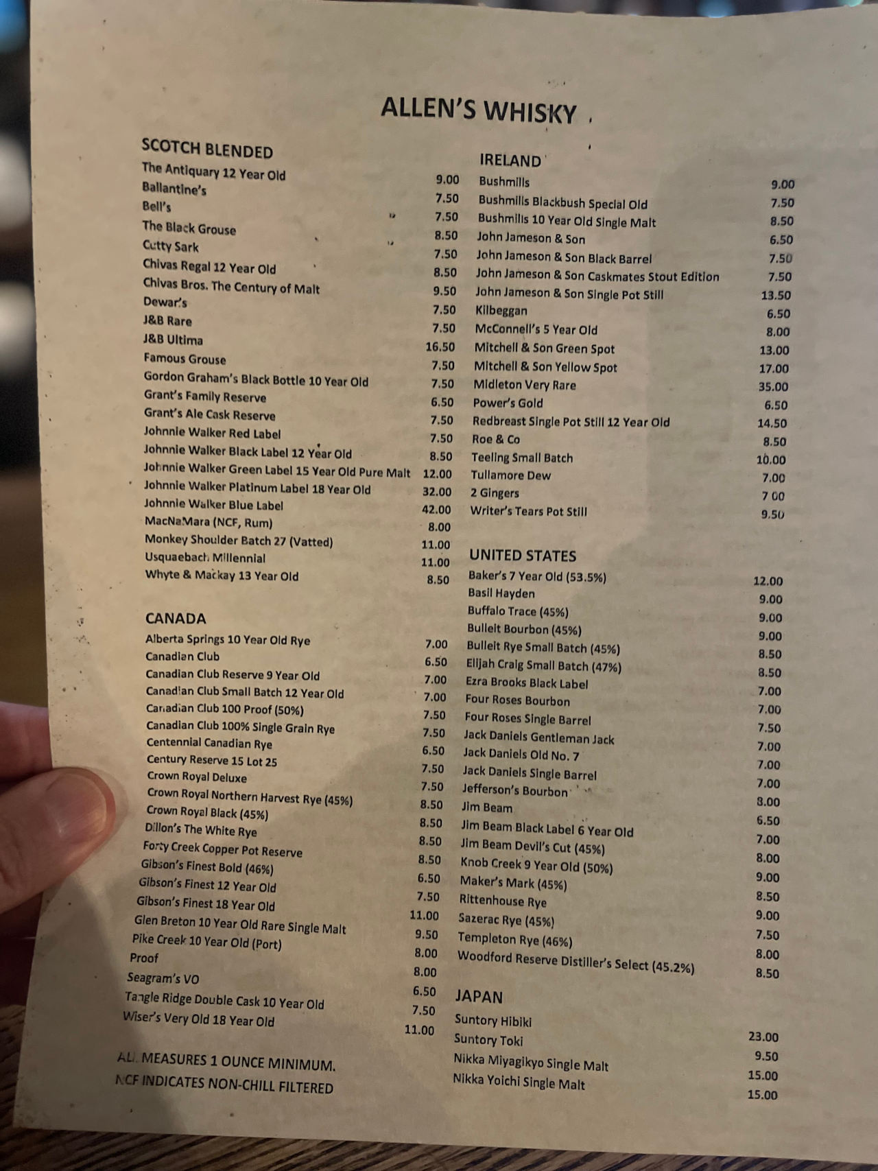 Allens Whiskey Bar 6 7