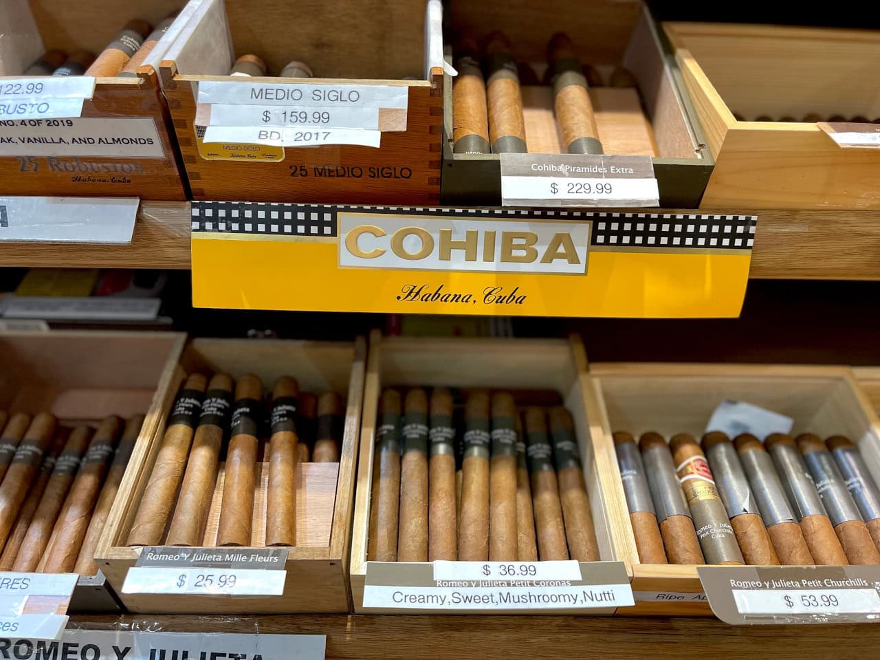Cohiba Cuban Cigars Cohiba Cuban Cigars, Casablanca Tobaconnist Retail Store