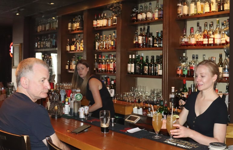 In The Caledonian, Whiskey Bar On College St  