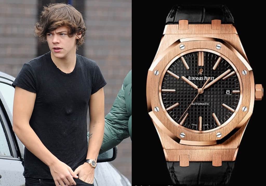 Harry Styles_Audemars Piguet’s Royal Oak watch