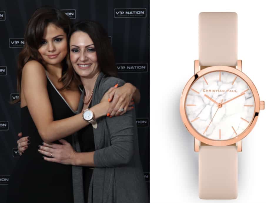 Selena Gomez-Christian Paul Bondi Marble Peach watch3