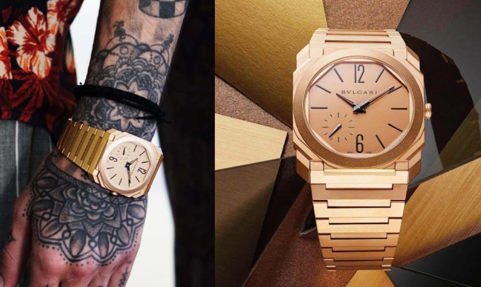 Zayn Malik-Bulgari Octo Finissimo Sandblasted Automatic watch