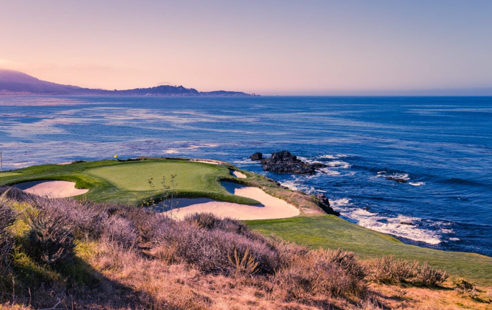 Post-pandemic travel dreamscape: Warm weather luxury golf courses