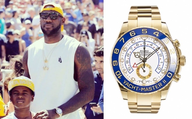 LeBron James_Rolex Watch-Master II