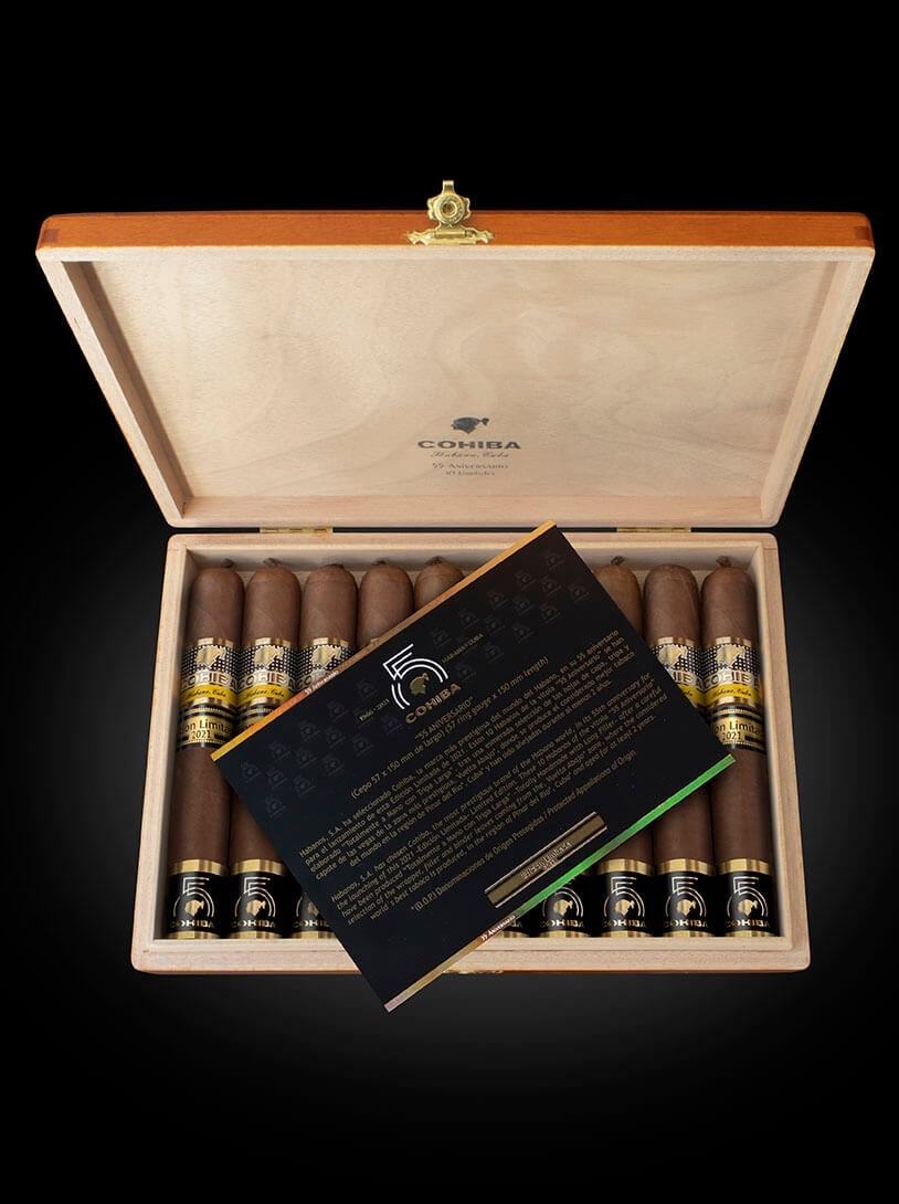 Cuban Cigars Cohiba 55 Aniversario Edicion Limitada 2021 Best Luxury Website 2021 2