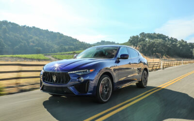 THE BRAND NEW MASERATI LEVANTE TROFEO, WITH A TWIN TURBO V8, IS A STYLISH BEAST OF AN SUV