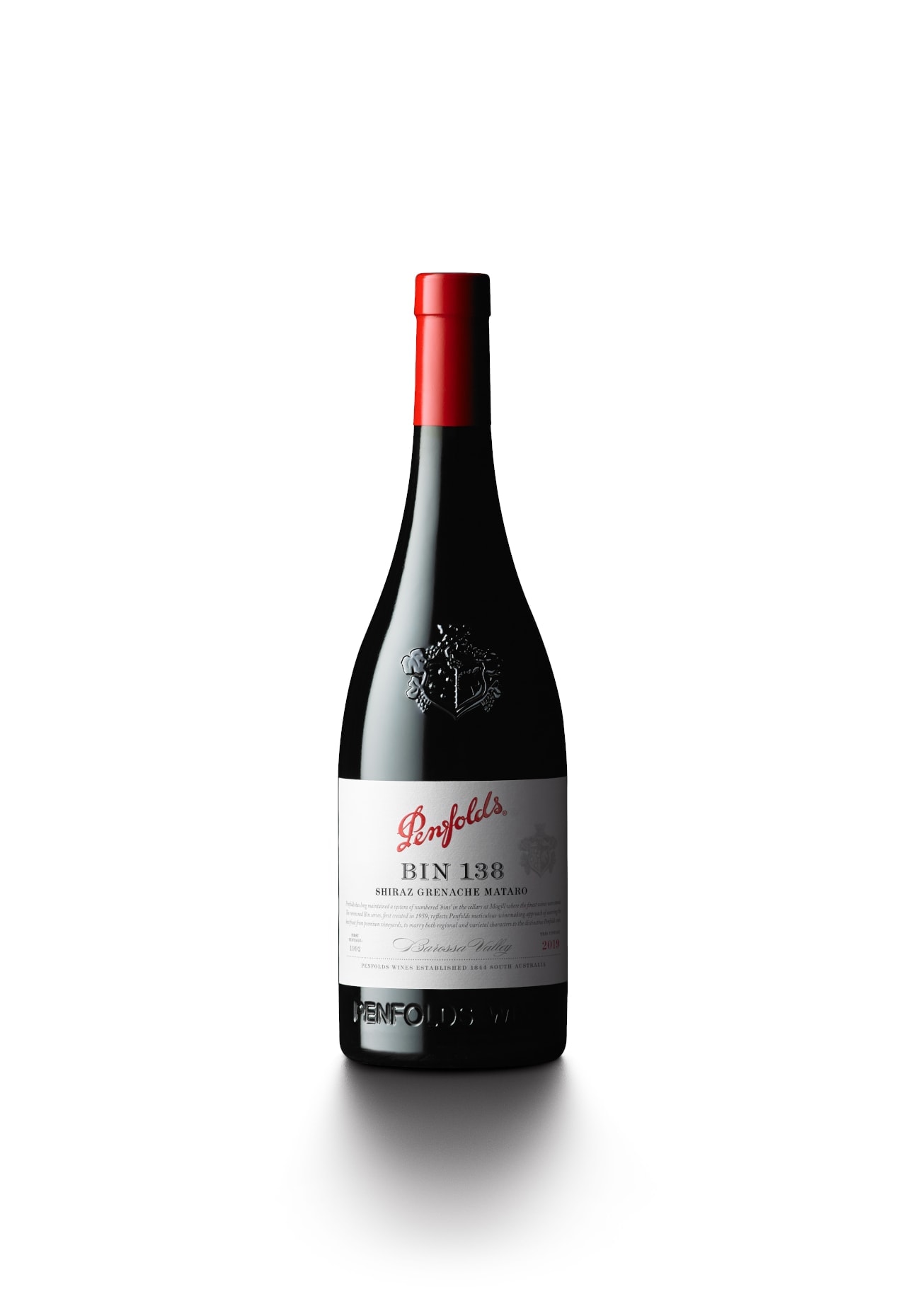 Penfolds Bin 138 Barossa Valley Shiraz Grenache Mataro 2019 Cork, $60