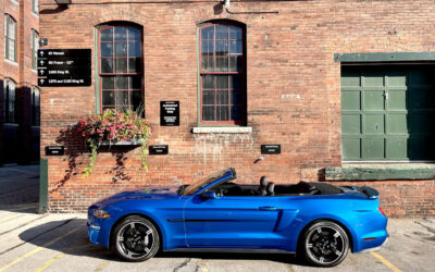 PONDERING THE OUTLOOK FOR ELECTRIC POWERTRAINS WHILE SITTING IN A GAS-POWERED MUSTANG GT CONVERTIBLE