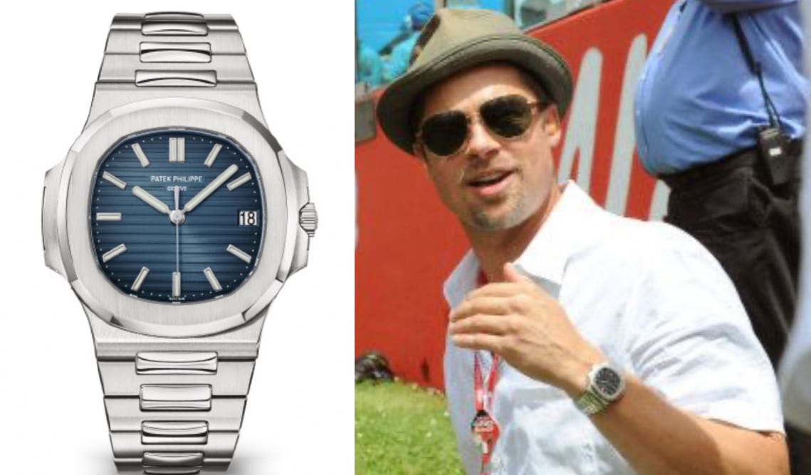 Brad Pitt Patek Philippe Nautilus Regarding Luxury Watches-2