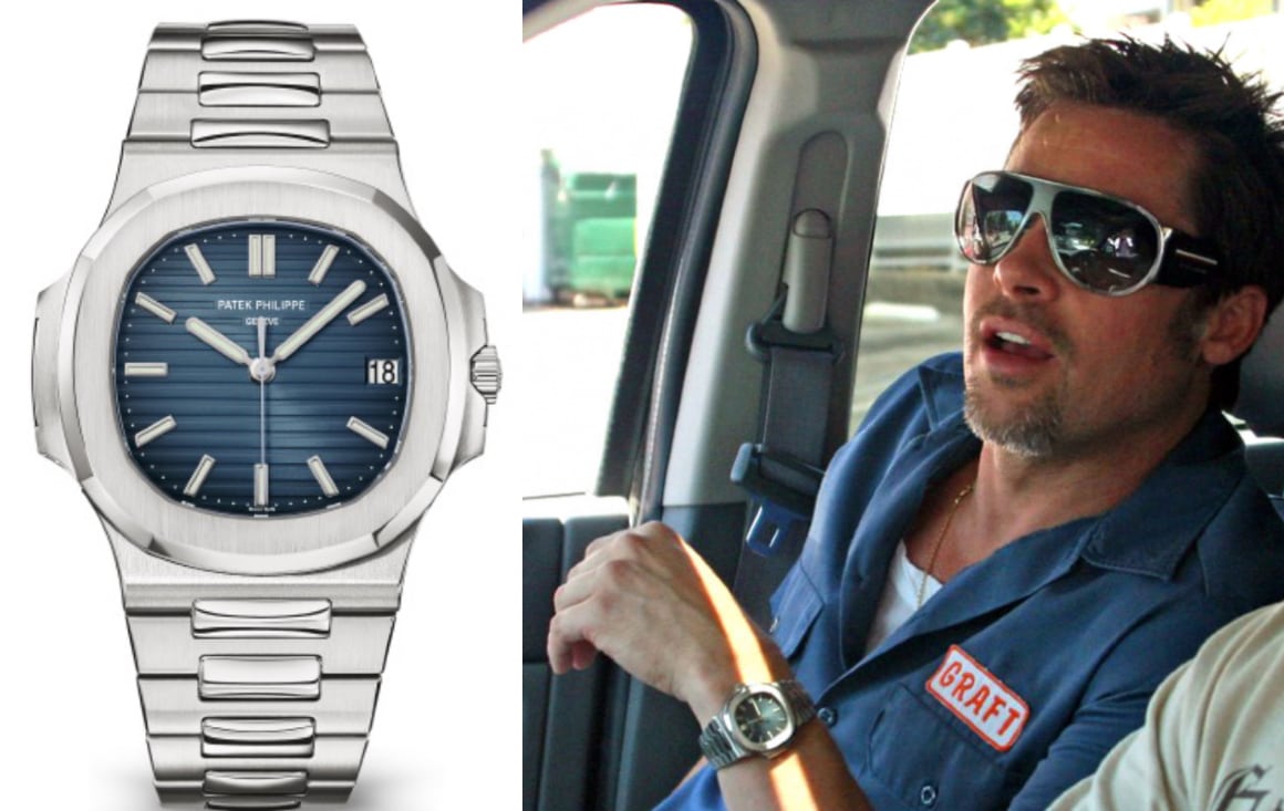 Brad Pitt Patek Philippe Nautilus Regarding Luxury Watches