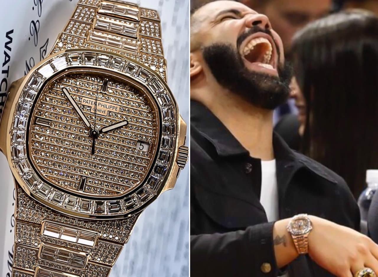 Drake Patek Philippe Nautilus Gold Regarding Luxury Watches
