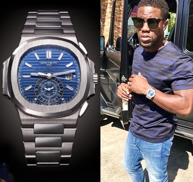 Kevin Hart Patek Phillipe Nautilus Regarding Luxury Watches