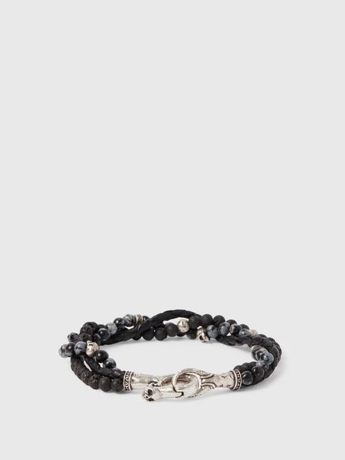 John Varvatos Obsidian Lava Bracelet I