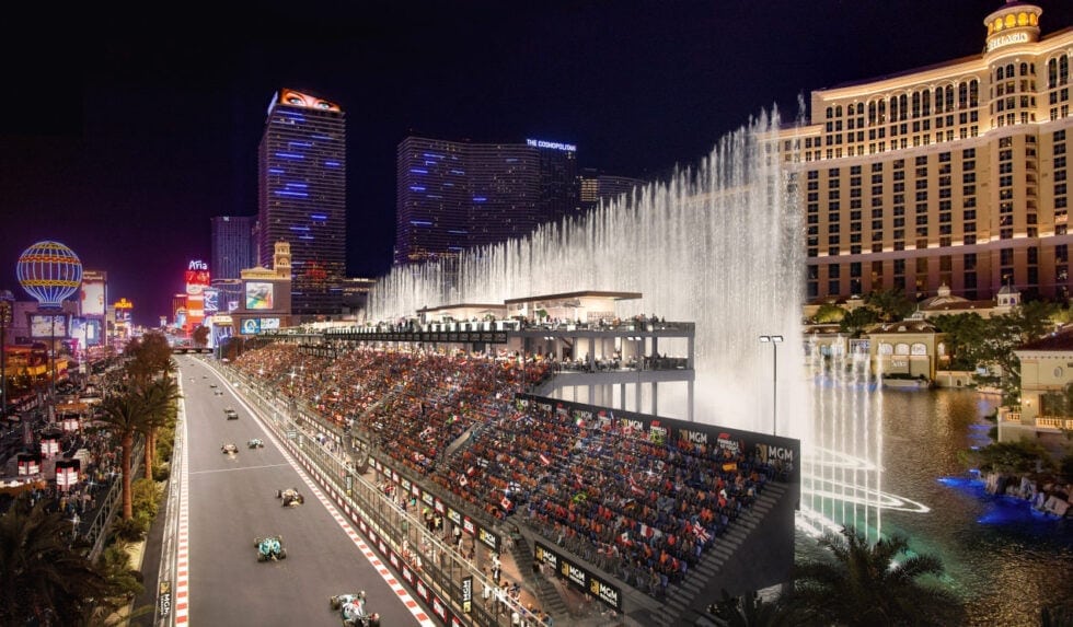 epic-bellagio-fountains-grandstands-for-formula-1-race