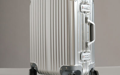 MD BESPOKE STAINLESS STEEL SUITCASE/$575