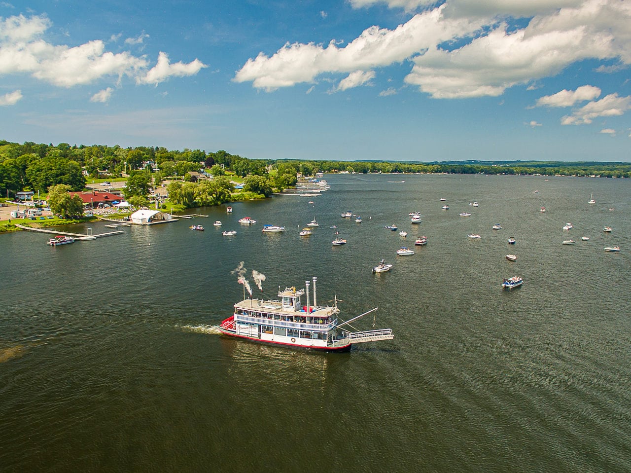 Chautauqua Lake Aerial Chautauqua Belle