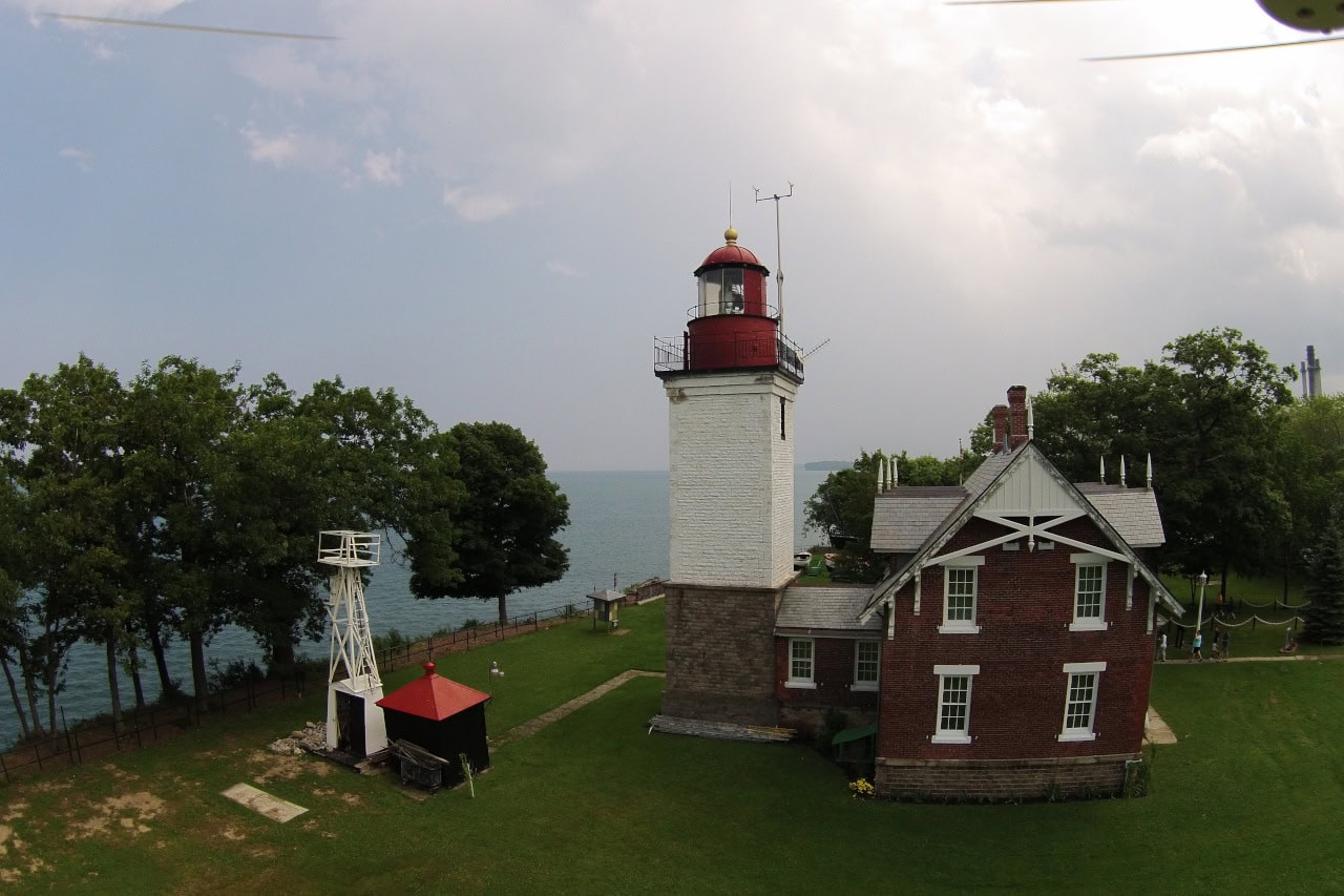 Dunkirk Lighthouse And Lake Erie