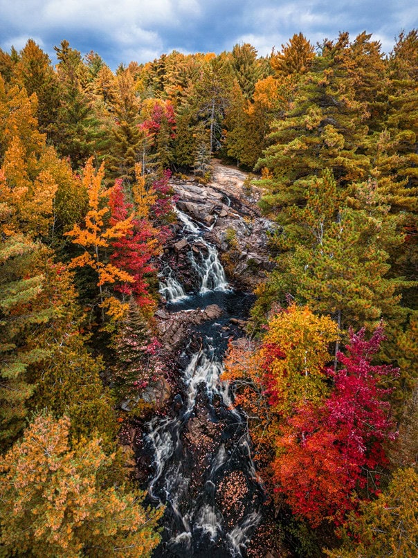 Duchesnay Falls – Autumn Colours (Credit Paul Ritter) Copy