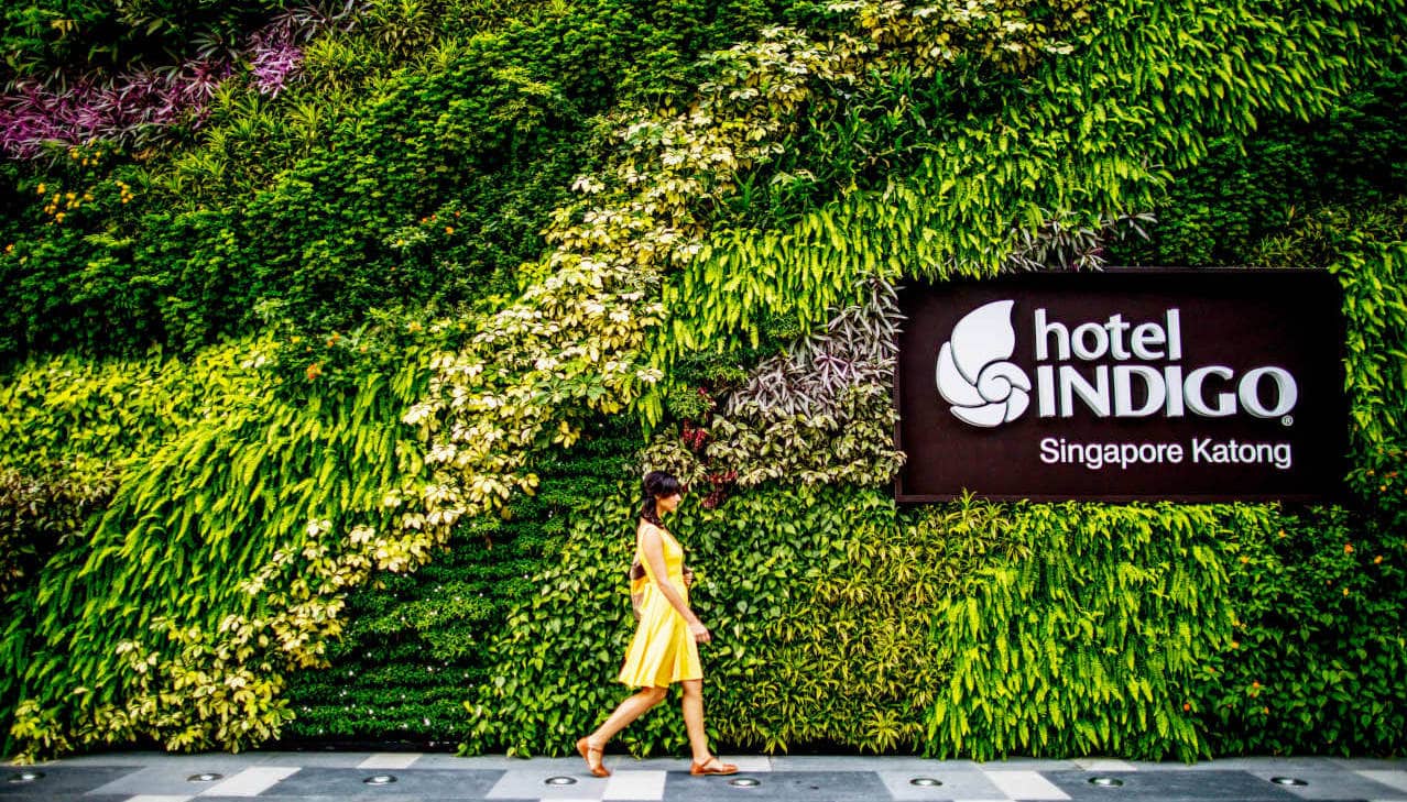 Hotel Indigo Garden Entrance