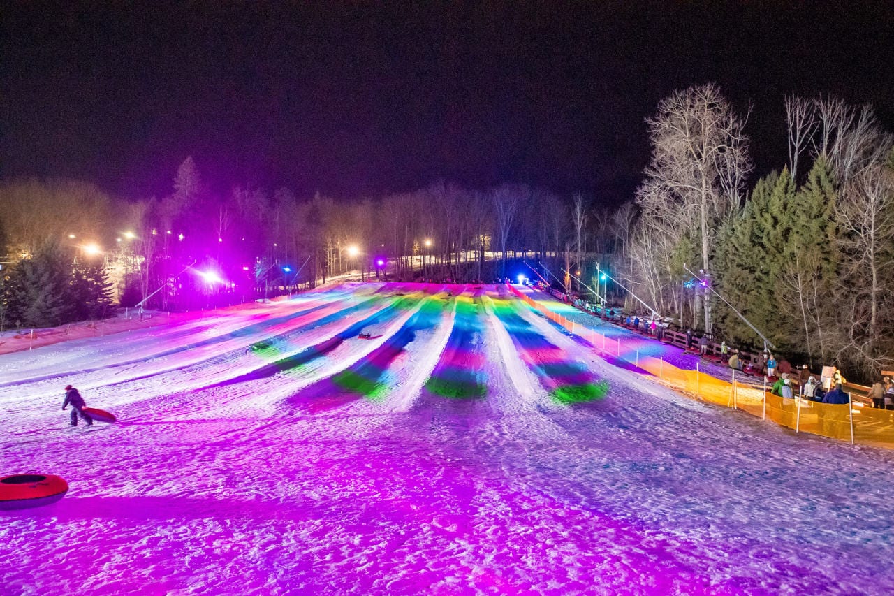 Lunar Lights Tubing At Peek’n Peak (2)