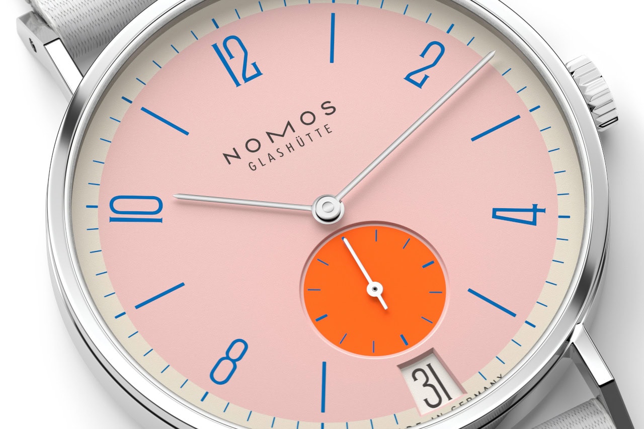 04_Nomosglashuette_179_S12_Tangente_38_Datum_Flamingopink_175_Years_Watchmaking_Gh