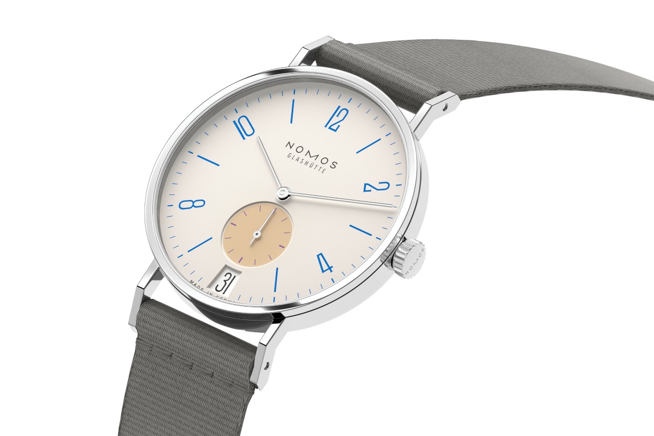 06_Nomosglashuette_179_S11_Tangente_38_Datum_Schulhausweiss_175_Years_Watchmaking_Gh