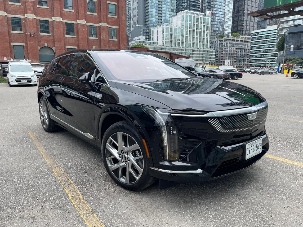 Cadillac Optiq Ev Cadillac Optiq Ev, Toronto Parking Lot