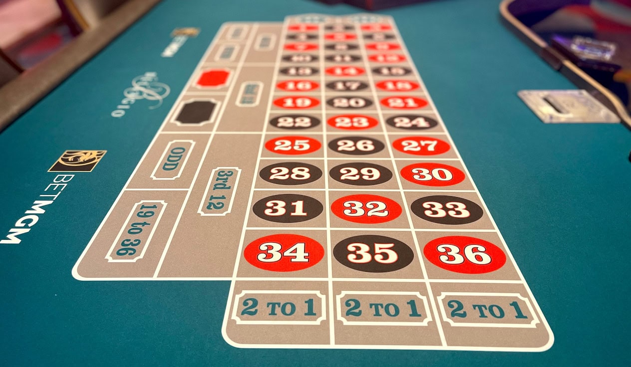 roulette table, casino gambling