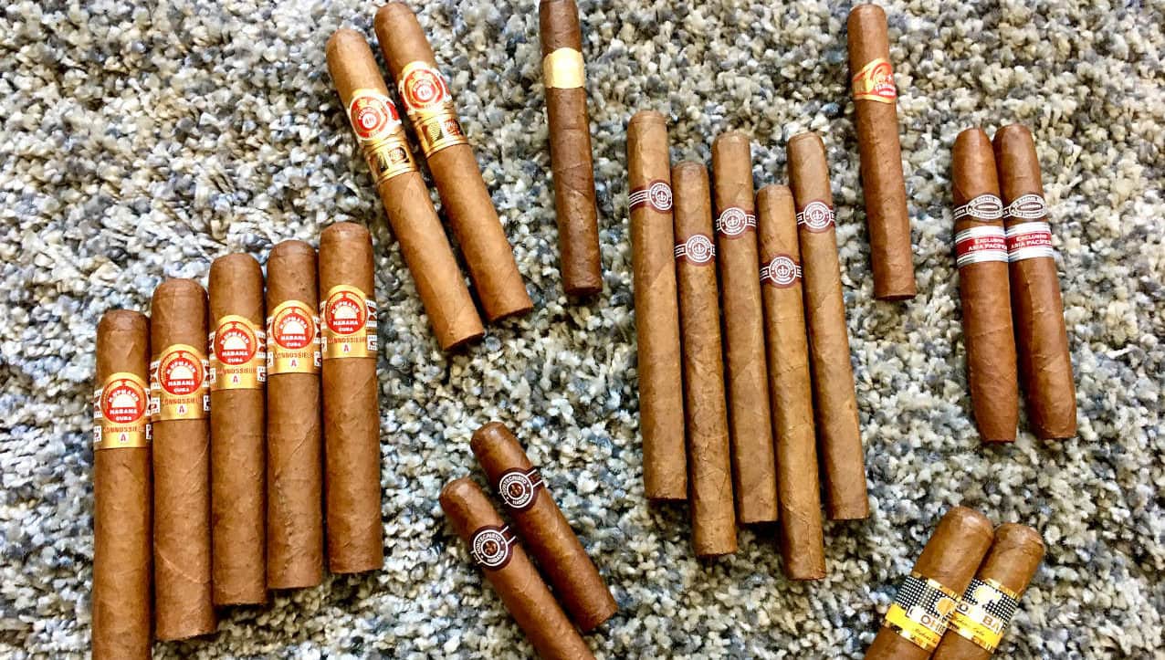 Cuban cigars, selection, differetn brands