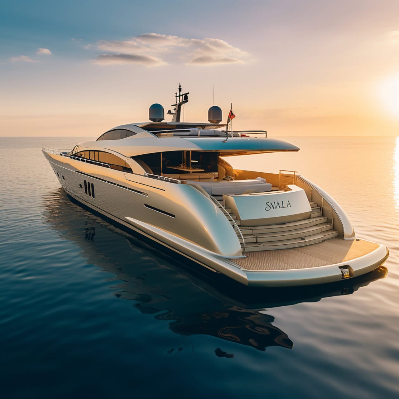 World Luxury Day Ai-Generated-Boat-Picture